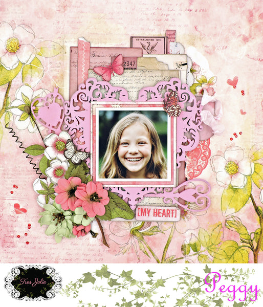 My Heart: A Layout for Tres Jolie Kits