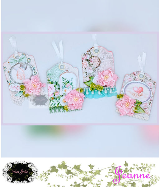 "Happiness" Spring Mini Tags