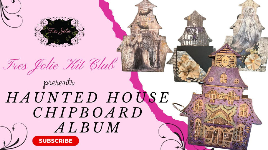 Haunted House Chipboard Album
