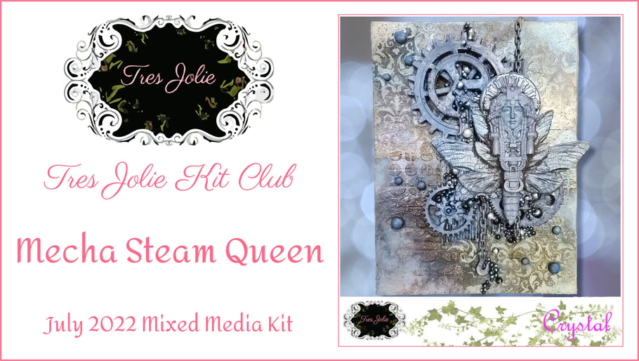 Mecha Steam Queen - July 2022 Mixed Media Kit