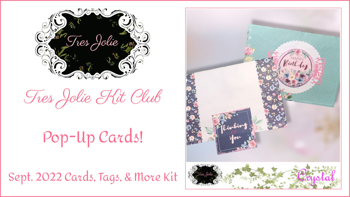 Pop-Up Cards - September 2022 Cards, Tags, & More Kit – Tres Jolie Kits