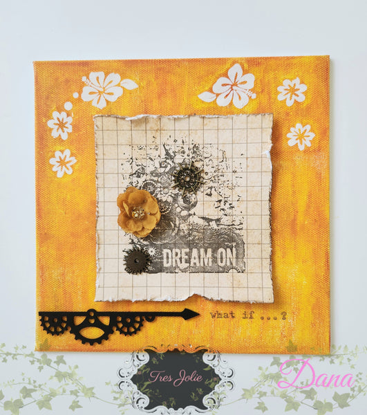 What If...Mixed Media Canvas