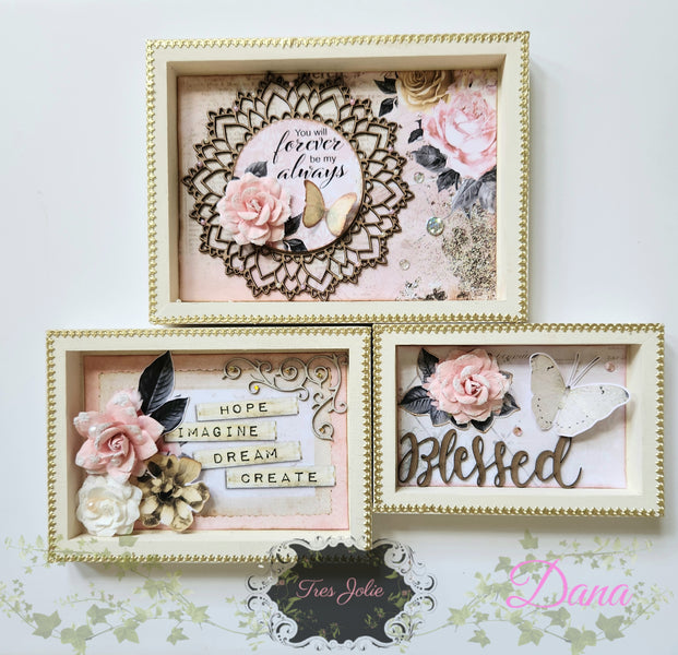 Inspirational Chipboard Shadow Boxes