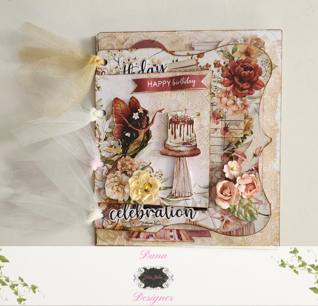 Love, Celebration and Family Acrylic Chipboard Album