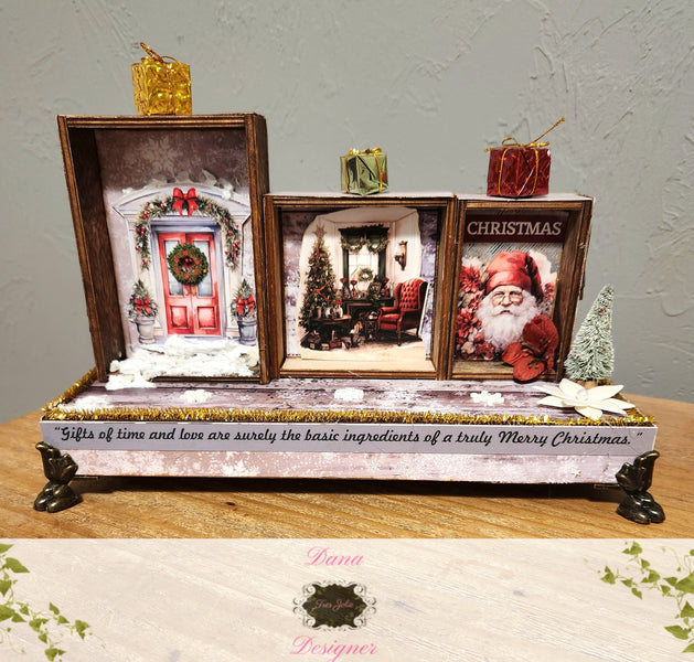 Cozy Christmas Vignettes Home Decor Display