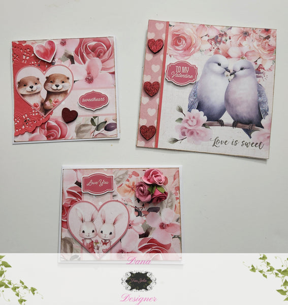 Cute Critters Valentine Cards and Envelope Box