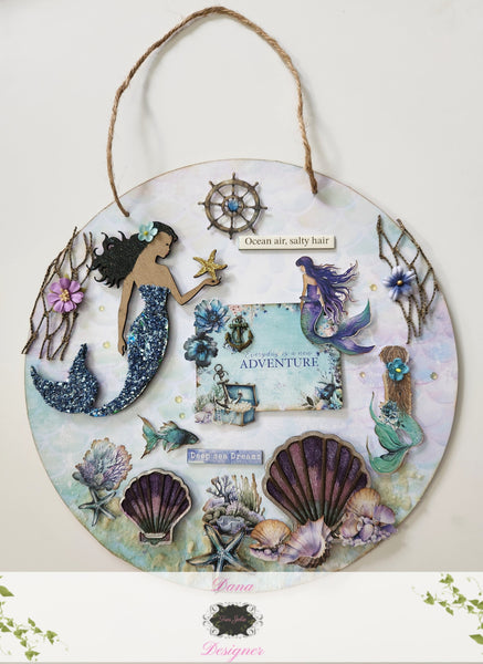 Mermaids Under the Sea Wall Hanging