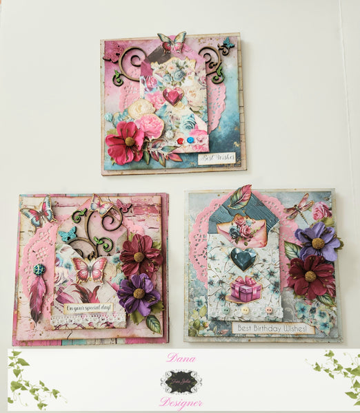 Flowers & Butterflies Envelope Cards
