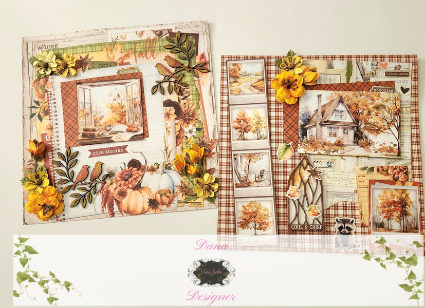 Crisp Autumn Memories Layouts