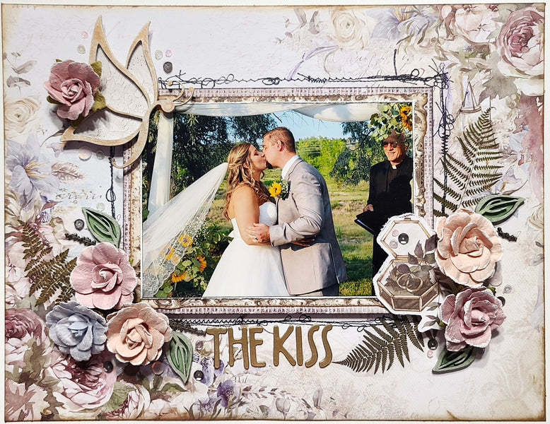 The Kiss using The January Scrapbooking Kit