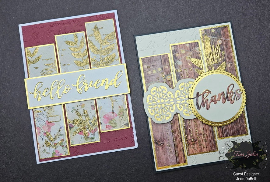 Embossed Panel Cards - August 2023 Cards,Tags&More Kit