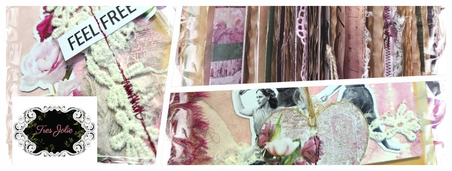 "Carmen" Junk Journal - February 2022 Mood Board & Scrapbooking Kit