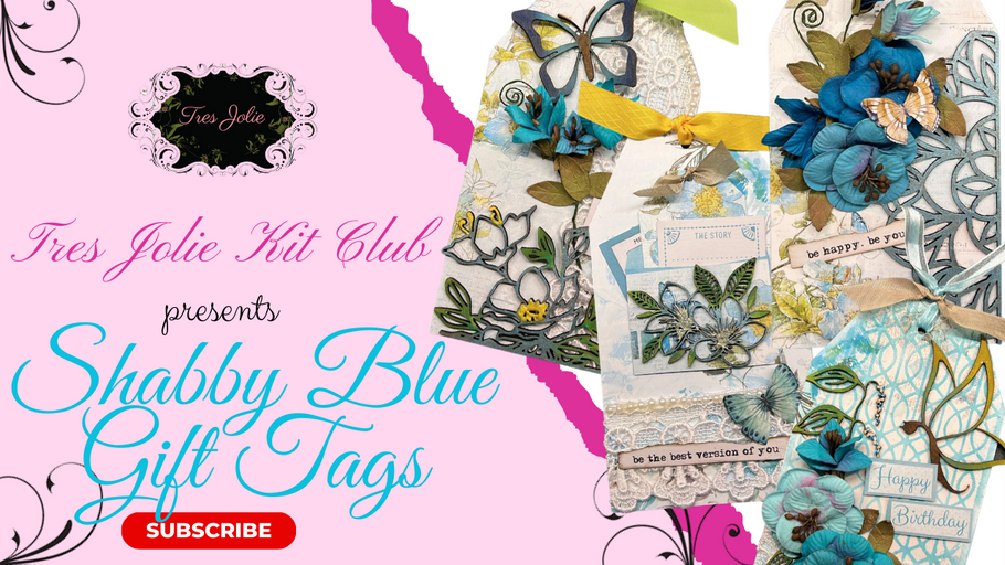 Shabby Blue Gift Tags