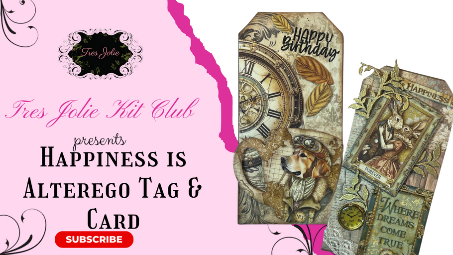 Happiness is Alterego Tags & Card