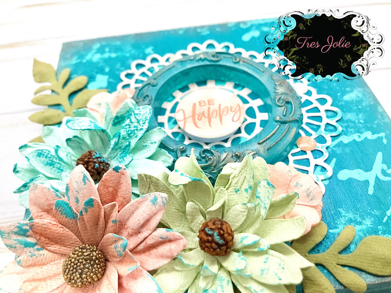 Be Happy Wood Panel with Rae