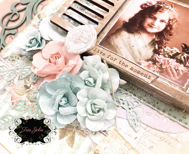 "Live for the Moment" Layout for the Mood Board Challenge with Rae