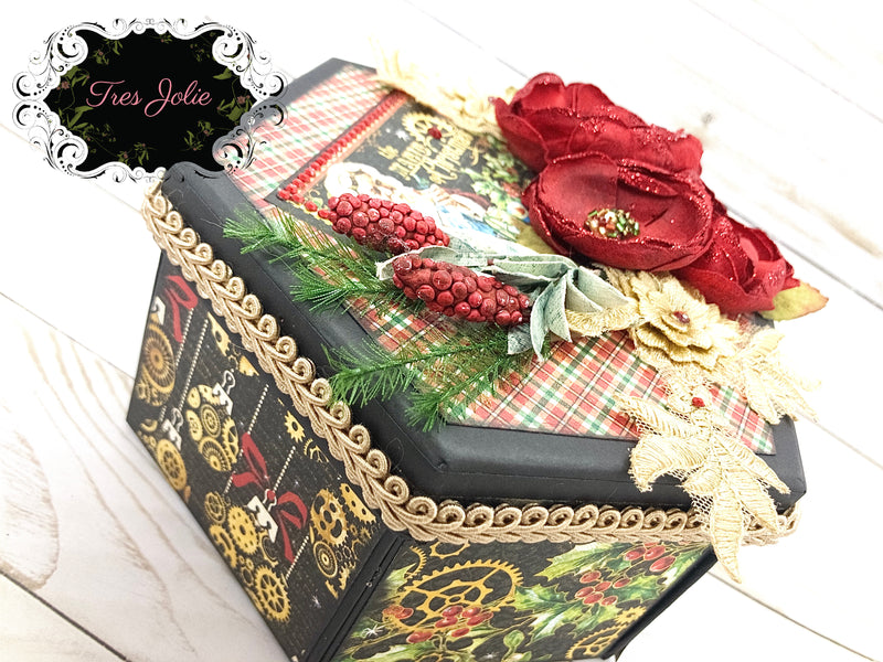 The Magic of Christmas Hexagon Explosion Box