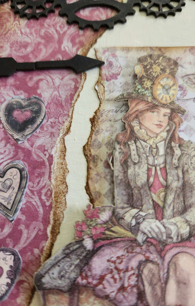 🌼 May Kit Reveal: Vintage Florals, Steampunk Fun & Mini Canvas Magic + Mood Board Challenge! 🛠️🎨