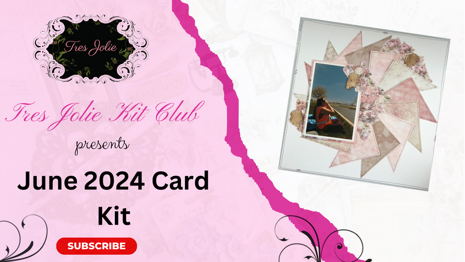 June 2024 card kit pinwheel layout