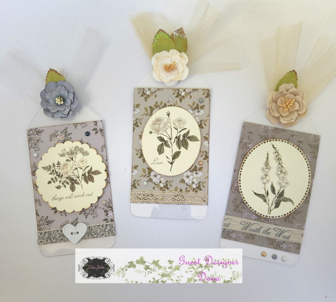 Vintage Acrylic Tags