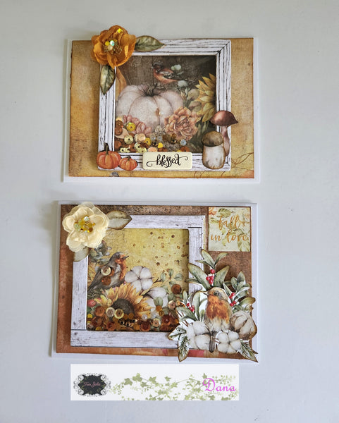 Autumn Shaker Cards