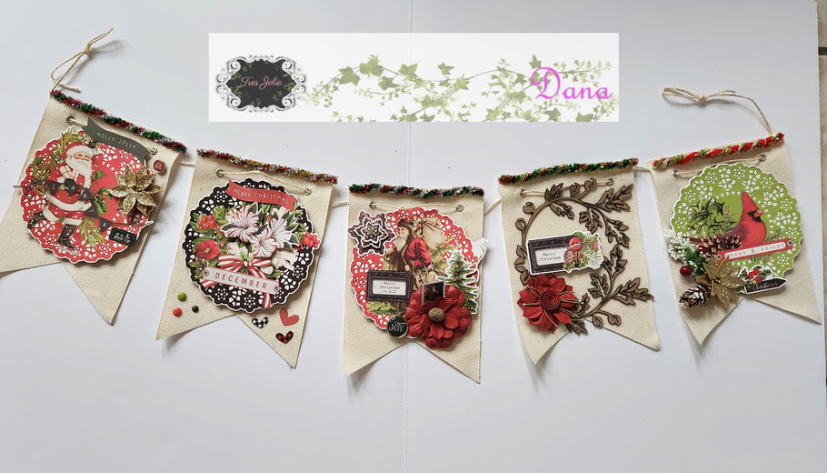 Vintage Christmas Banner