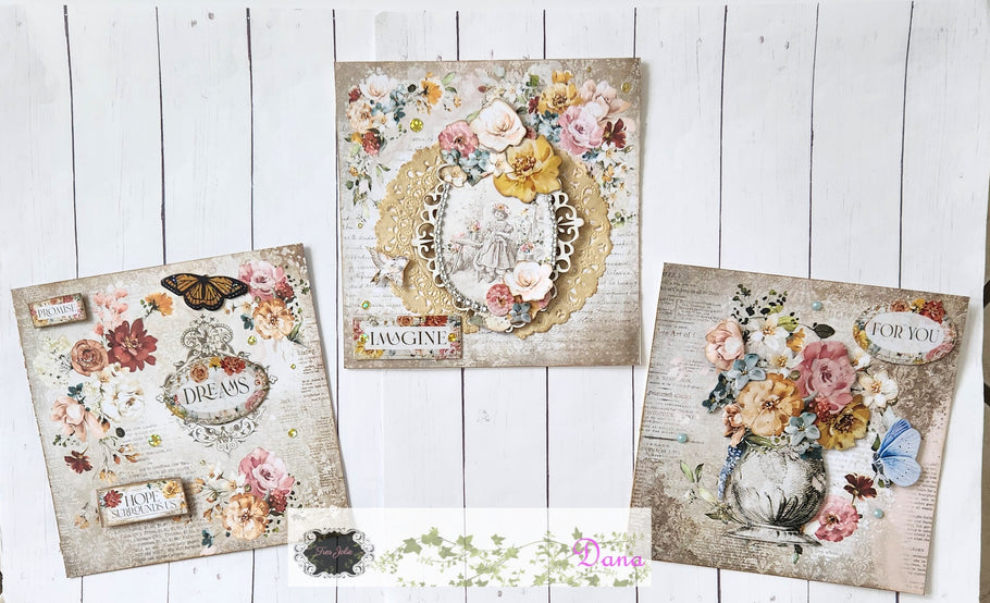 Romantic Floral Cards