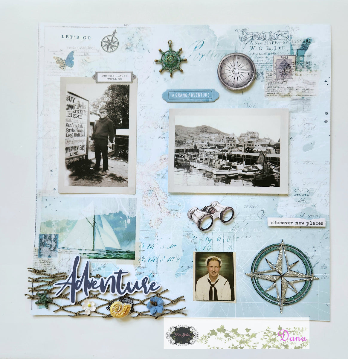 Nautical Adventure Layout! – Tres Jolie Kits