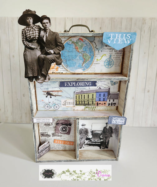 Vintage Travel Vignettes Box
