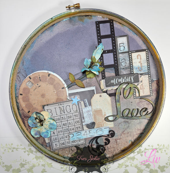 Embroidery Hoop Mixed Media