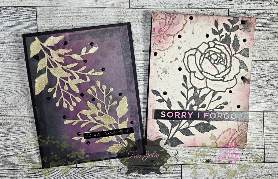 Tres Jolie August Mixed Media Kit-Set of Cards