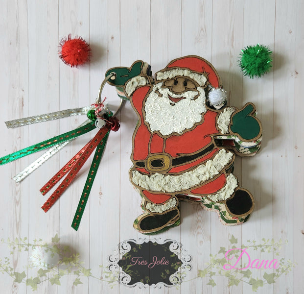 Holly Jolly Santa Chipboard Album