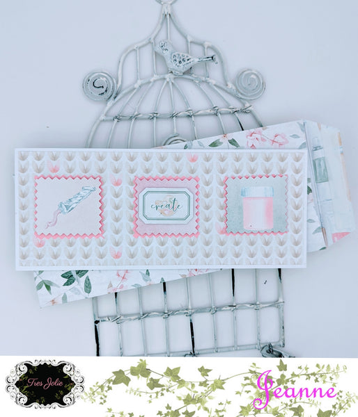 How to Create A Slimline Card and Envelope