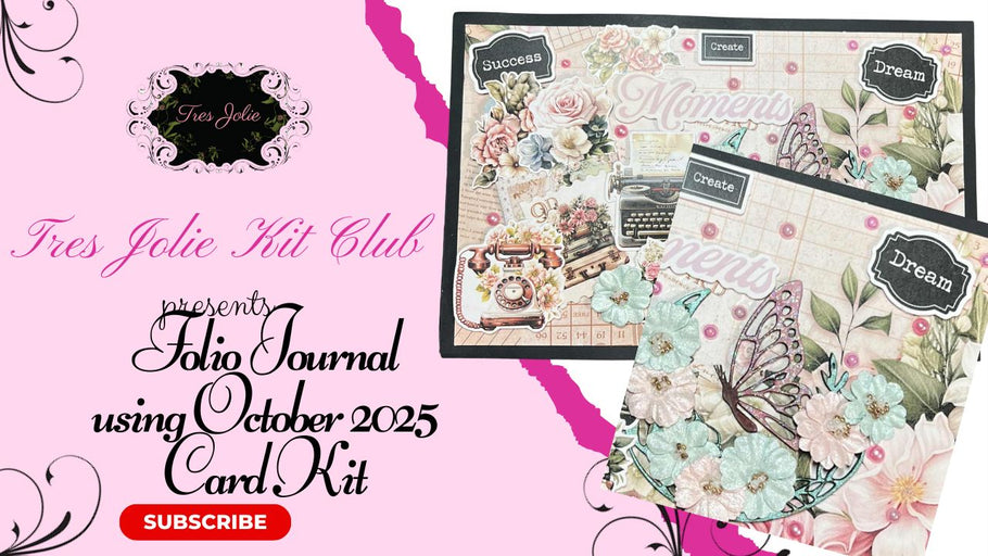 Folio Journal using 2025 October Card Kit