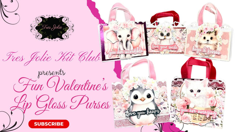 Fun Valentine's Lip Gloss Purse