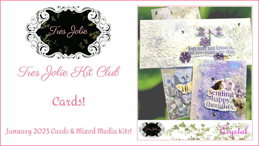 Cards! - January 2023 Cards & Mixed Media Kits!