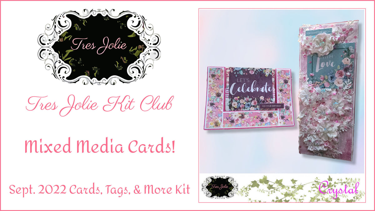 Mixed Media Cards! - September 2022 Cards, Tags, & More Kit – Tres ...