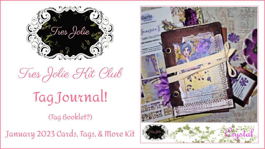 Tag Journal! (Tag Booklet?) - January 2023 Cards, Tags, & More Kit