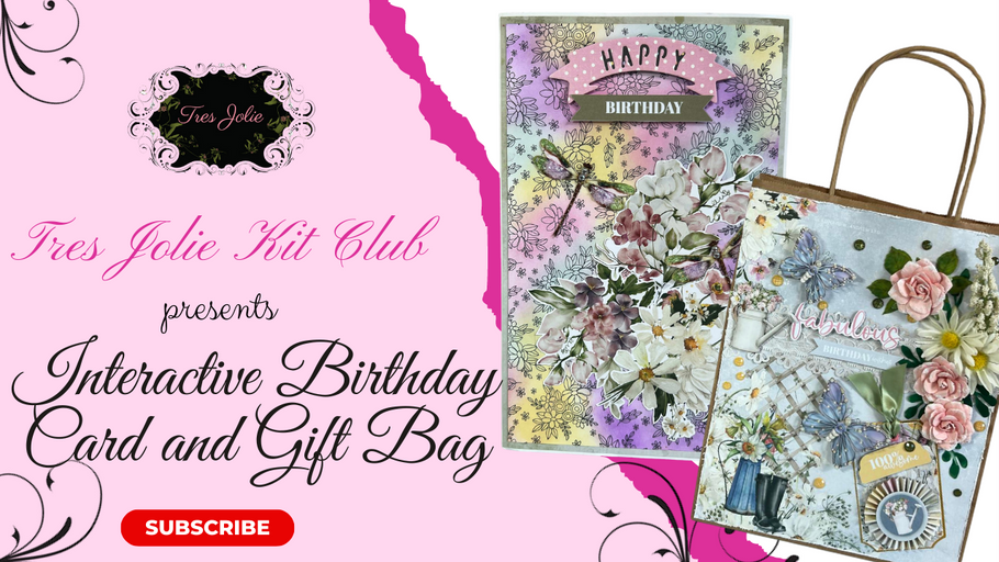 Interactive Mom Birthday Card and Gift Bag