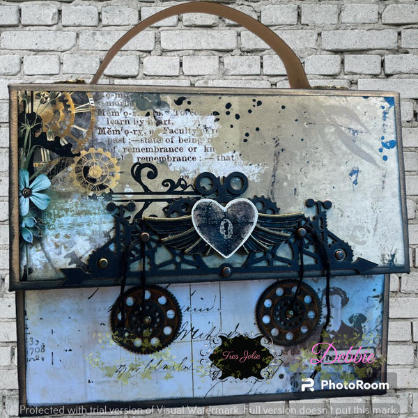 Vintage Man Suitcase Mini Album Including Part 1 Tutorial