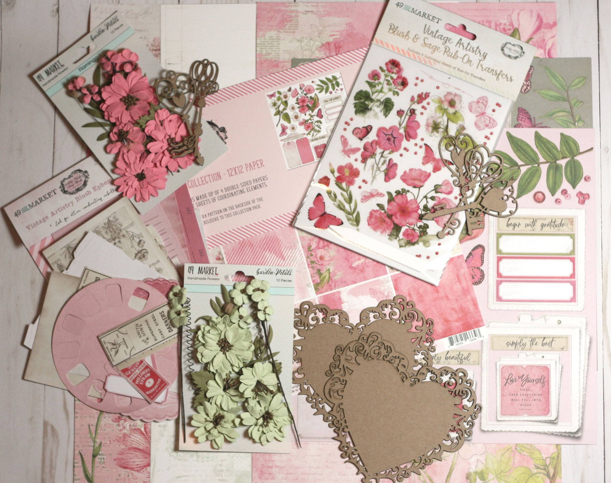 Pink Scrapbook Kit 
